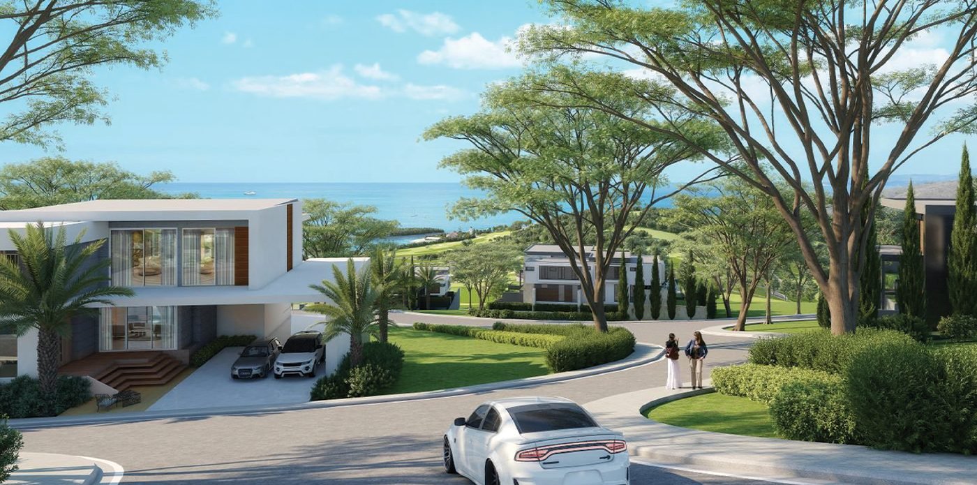 Render of a residential street at Lialto